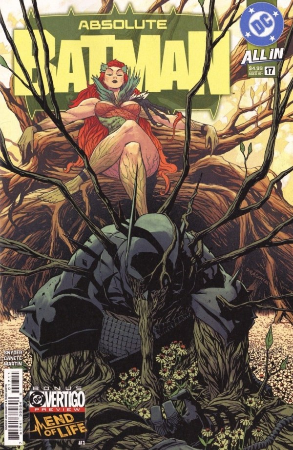 Absolute Batman #17 cover illustrated by Nick Dragotta & Frank Martin