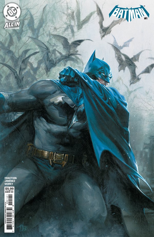 Batman #1 variant cover illustrated by Gabriele Dell'Otto