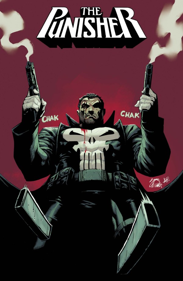 The Punisher #1 foil variant cover illustrated by Ryan Stegman & Arthur Hesli